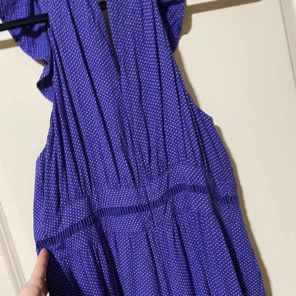 Maeve by Anthropologie Justine Blue Jumpsuit 6 - Picture 9 of 15
